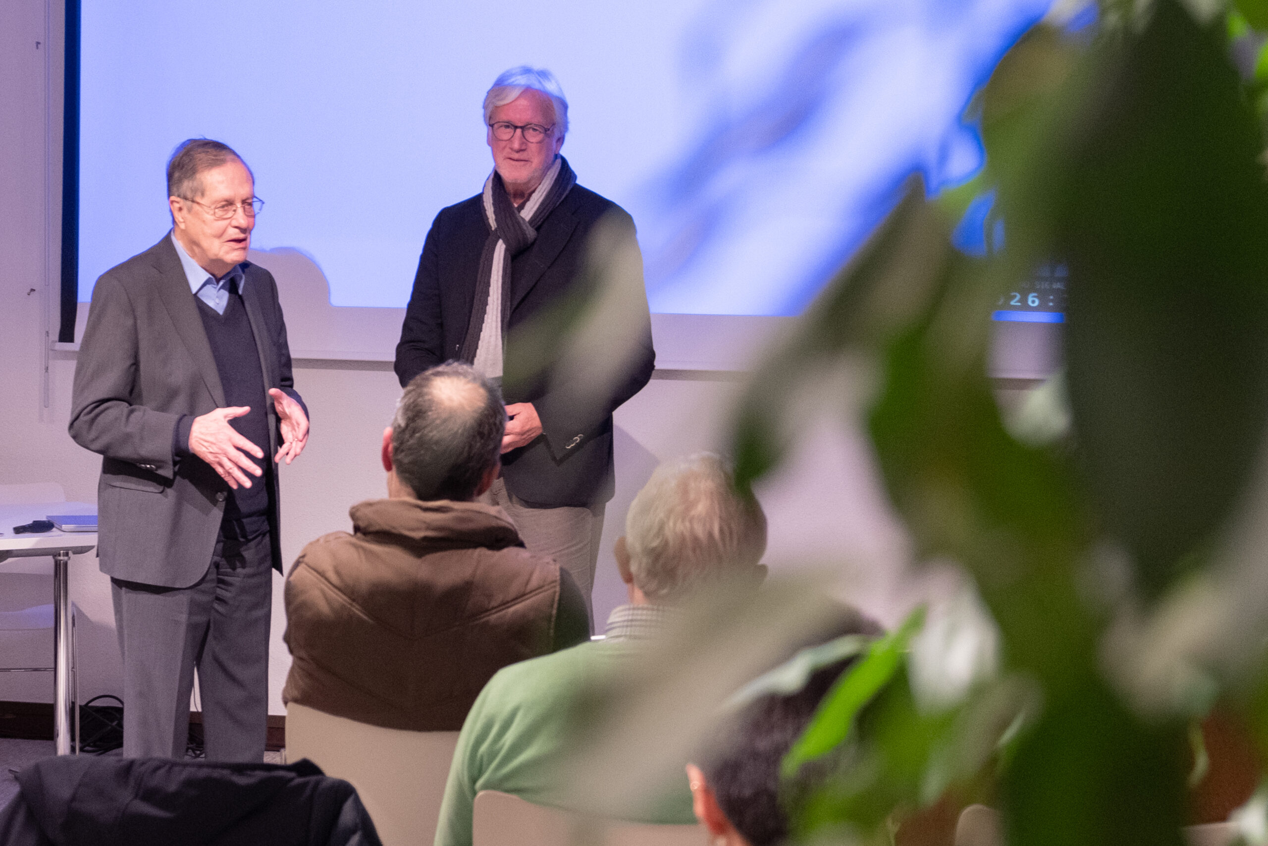 Prof. Dr. Klaus Buchner und Klaus Scheidsteger