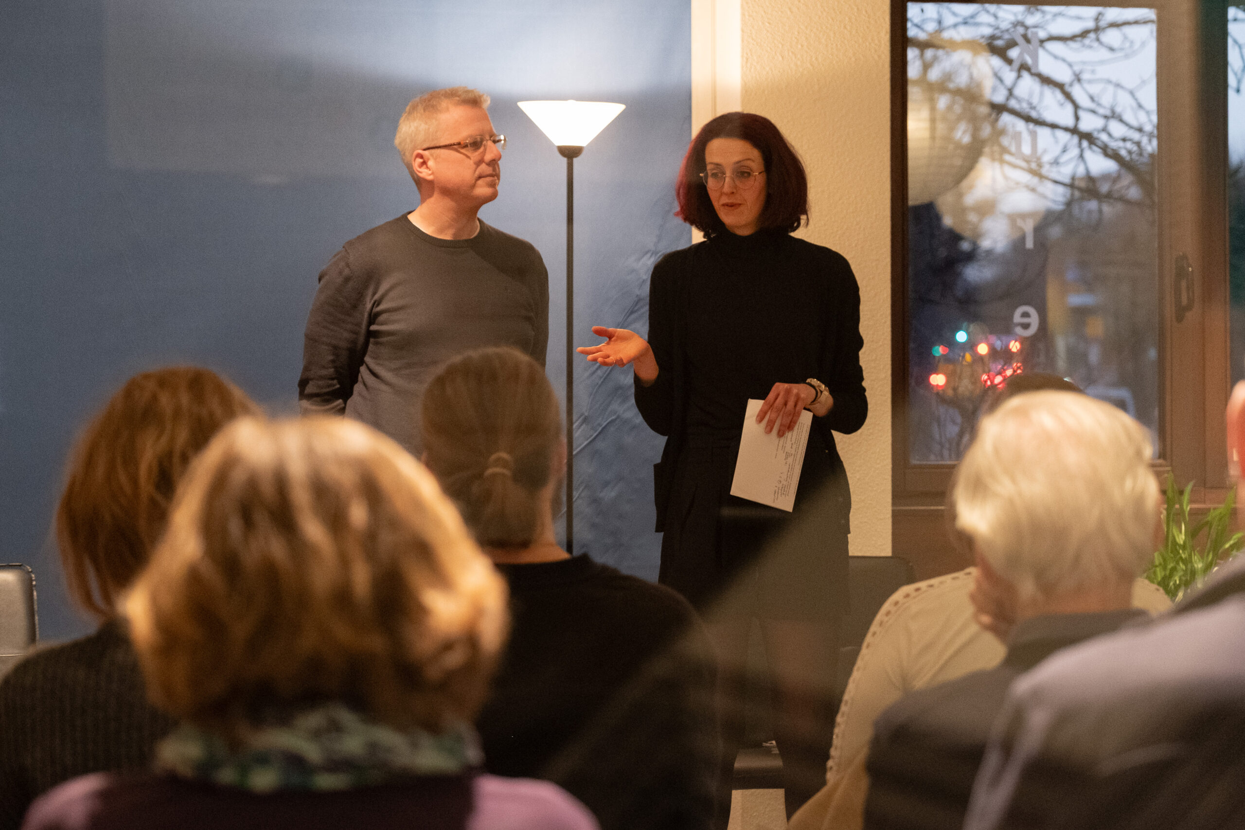 Prof. Nils Köbel und Dr. Nora Schleich bei "Soziale Ungleichheit und Bildung" Prof. Nils Köbel und Dr. Nora Schleich bei "Soziale Ungleichheit und Bildung"